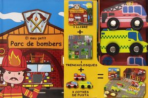 EL MEU PETIT SOBRE PARC DE BOMBERS (LLIBRE+TRANCACLOSQUES+FIGURES DE FUSTA)