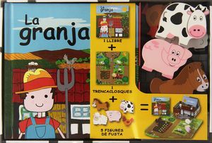 EL MEU PETIT LLIBRE SOBRE LA GRANJA (LLIBRE+TRANCACLOSQUES+FIGURES DE FUSTA)