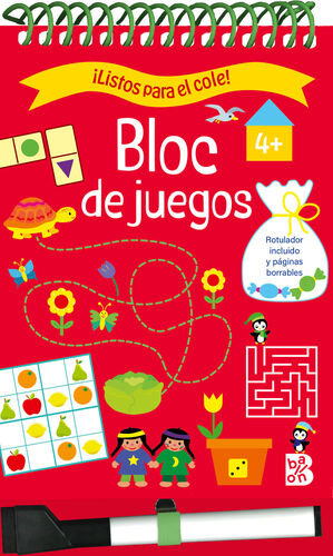 ¡LISTOS PARA EL COLE! BLOC DE JUEGOS +4