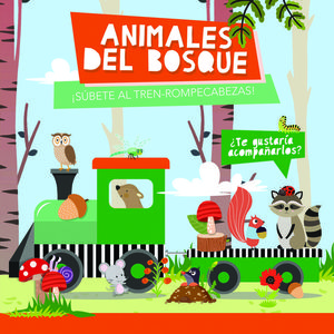 ANIMALES DEL BOSQUE. LIBRO + TREN + ROMPECABEZAS