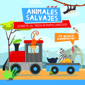 ANIMALES SALVAJES. LIBRO + TREN + ROMPECABEZAS
