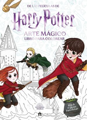 HARRY POTTER. ARTE MAGICO LIBRO PARA COLOREAR