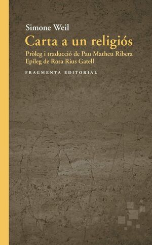 CARTA A UN RELIGIÓS