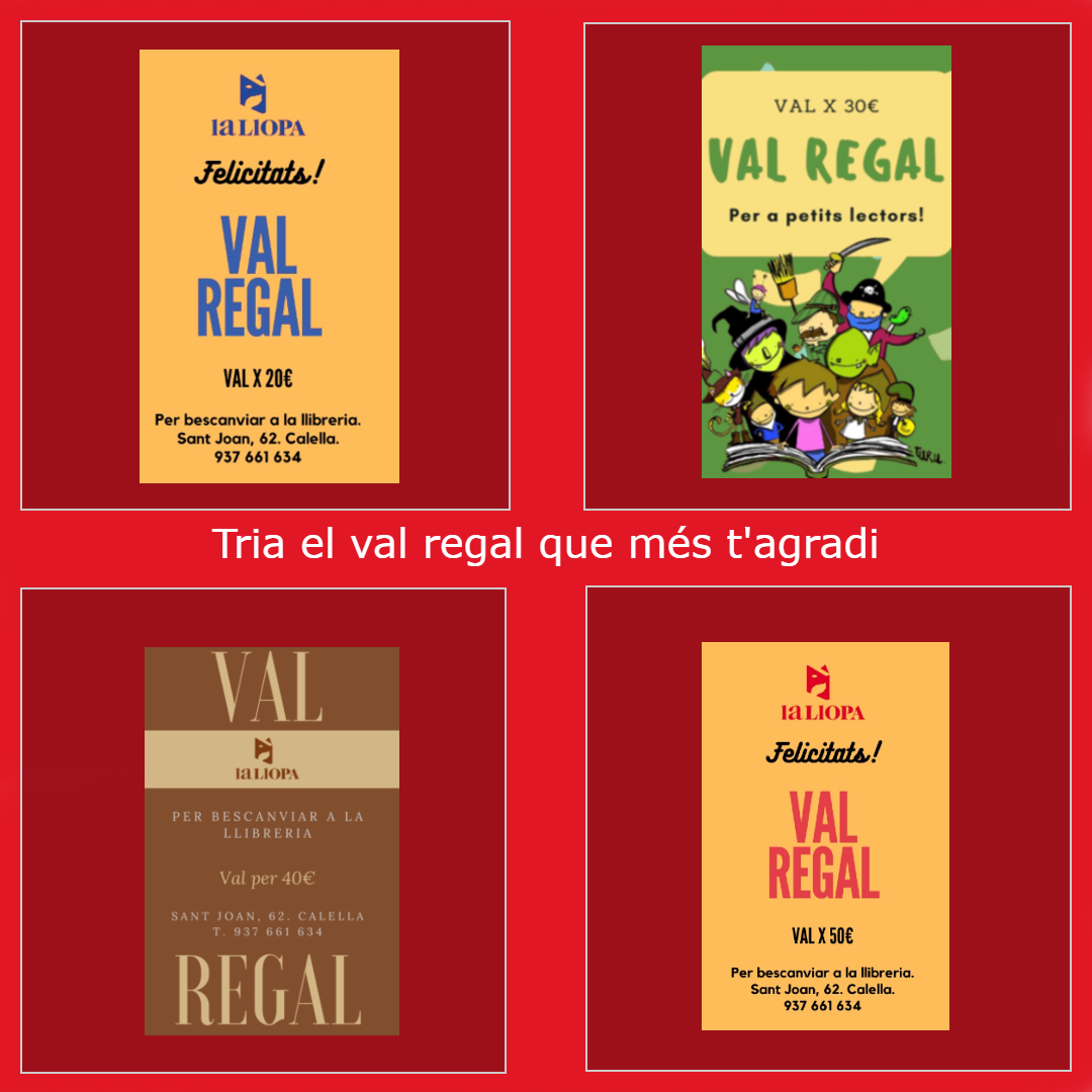 Compra el vale regalo que quieras y lo enviaremos, en formato digital, a tu dirección
